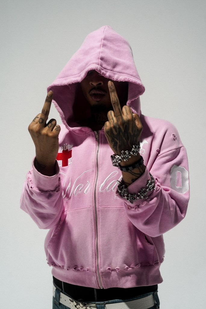 Easter Pink ZIP UP HOODIE