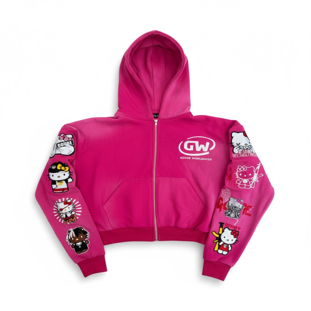 HELLO KITTY ZIP UP