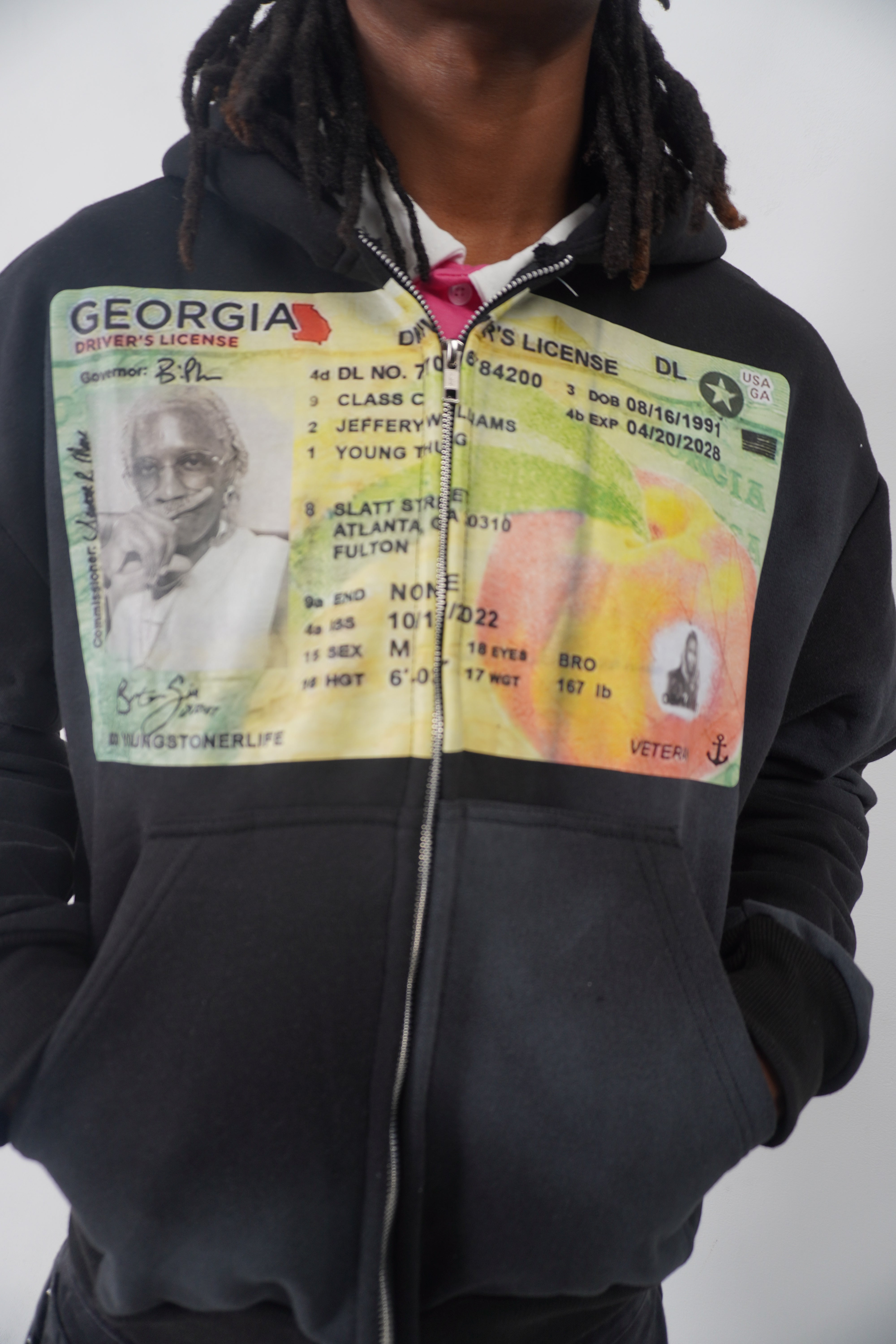 "YOUNG THUG" ZIP UP HOODIE