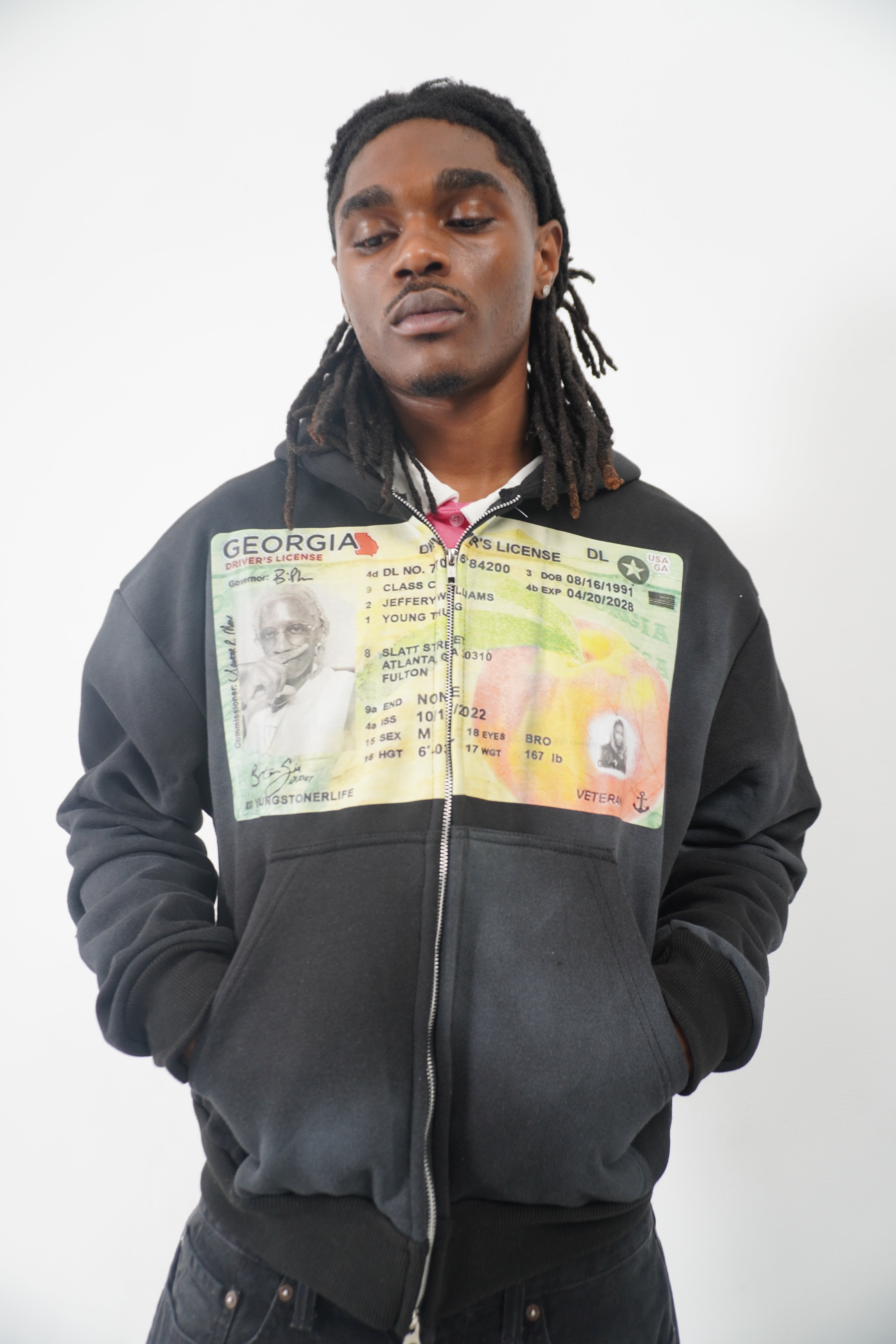 "YOUNG THUG" ZIP UP HOODIE