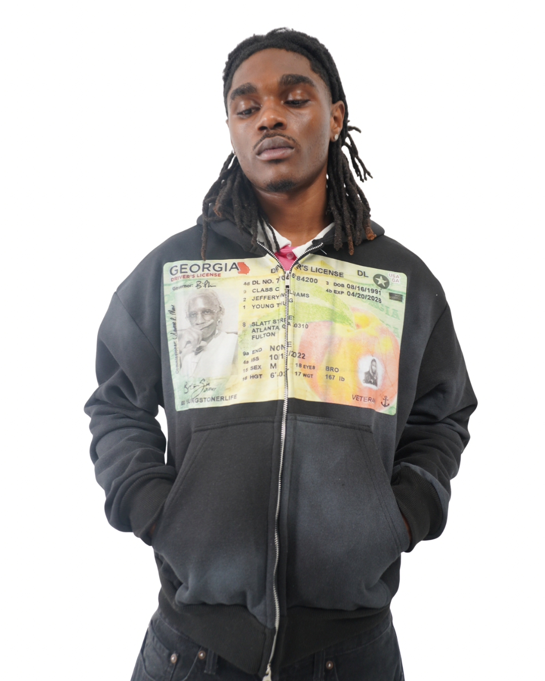 "YOUNG THUG" ZIP UP HOODIE