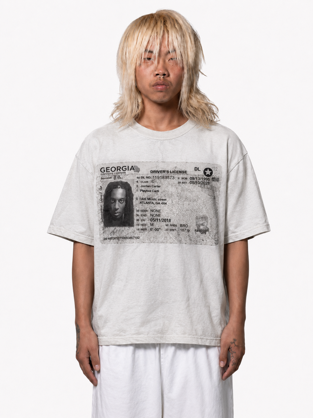 WHITE CARTI TEE
