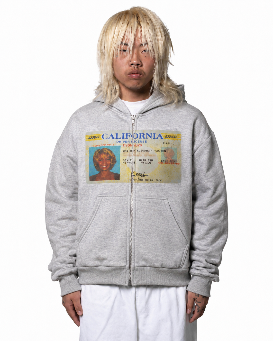 WHITNEY ZIP GREY