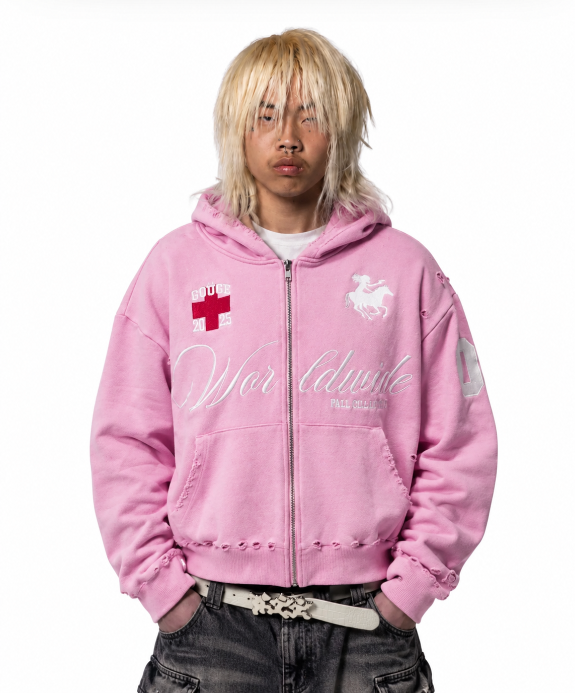 Easter Pink ZIP UP HOODIE