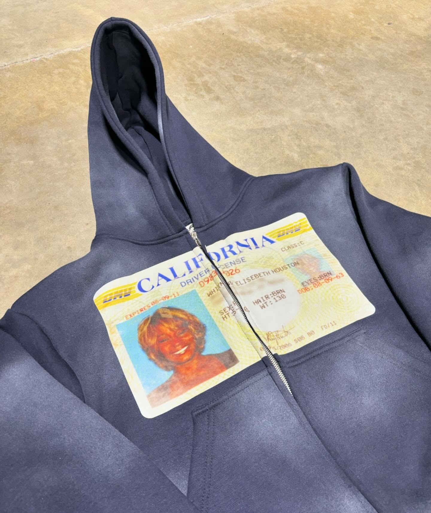"WHITNEY" ZIP UP HOODIE