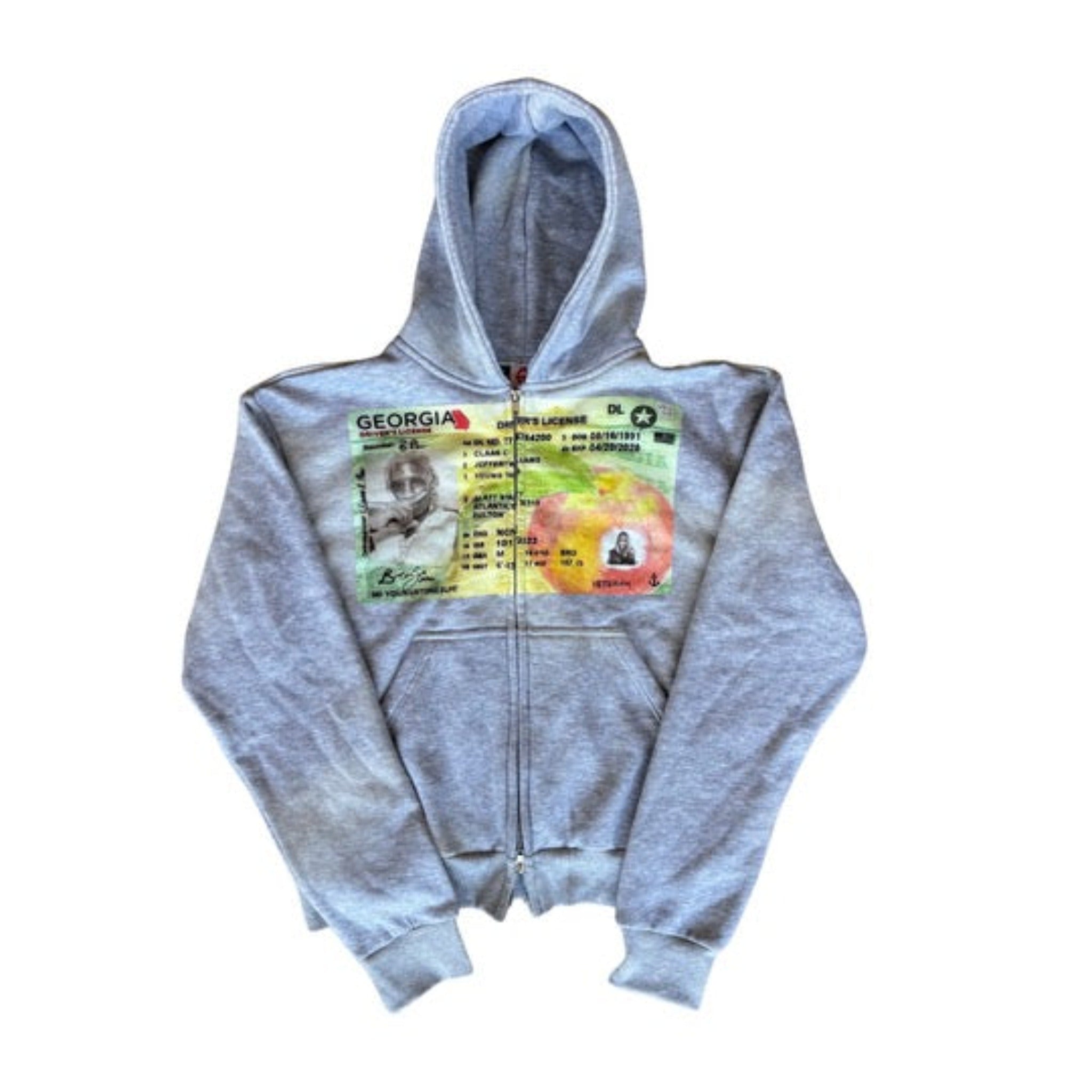 FREE THUG ZIP UP GREY